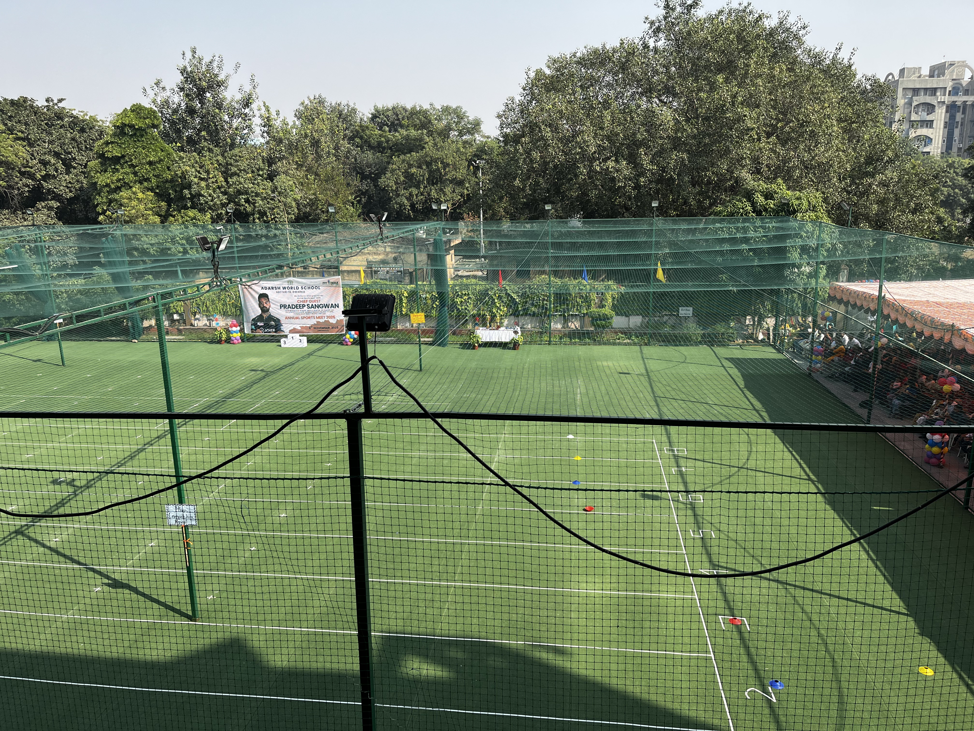 Adarsh World School Dwarka 011 4501 7923, 4501 7924  Sports Ground