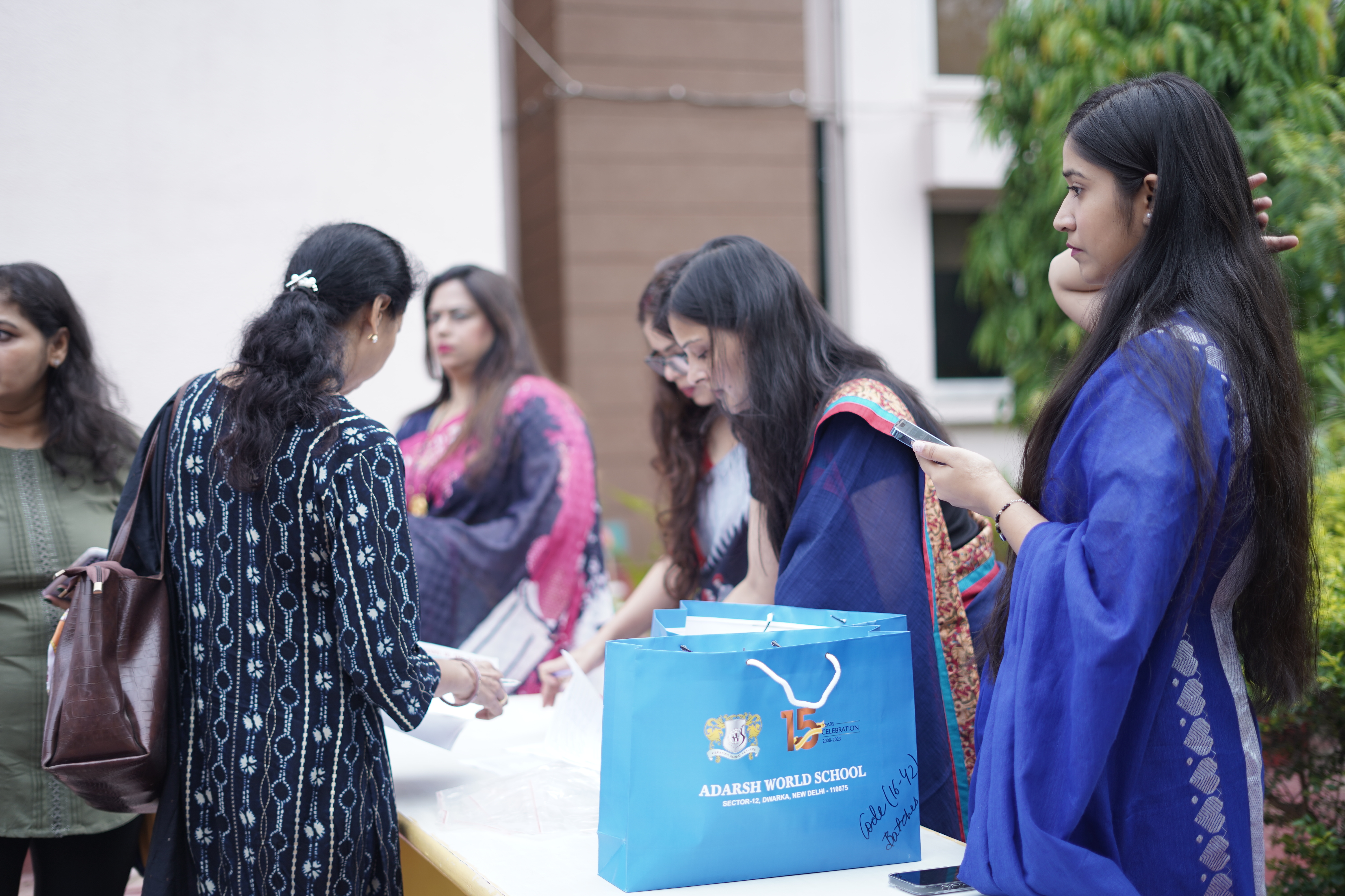 Adarsh World School Dwarka 011 4501 7923, 4501 7924  Ceremonial Lamp Lighting